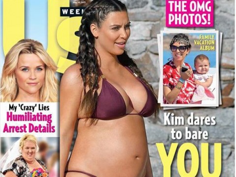 kim kardashian pregnancy weight gain US Weekly cover